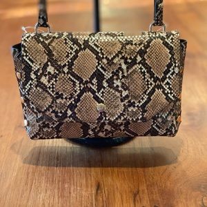 Steve Madden Crossbody, NWT Faux Snakeskin